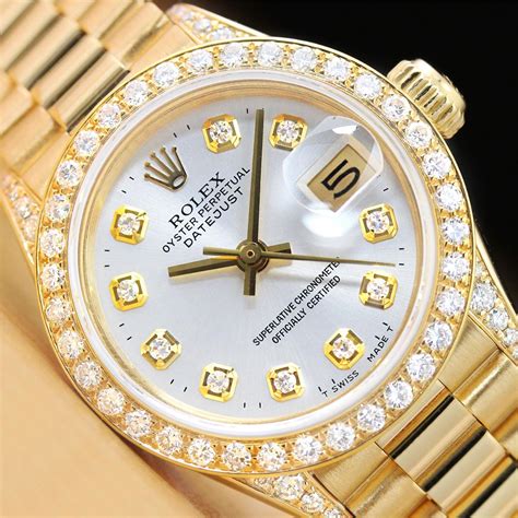 lady rolex president watches|ladies Rolex datejust diamond bezel.